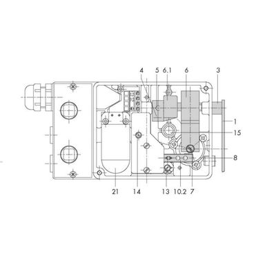 Posicionador de Samson 4763 de la alta exactitud como piezas de la válvula para la válvula de control de Samson Valve