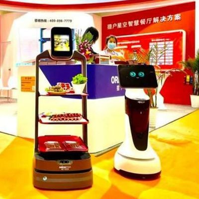 Robot China del servicio con la navegación automática para el robot del AI de la entrega de la comida