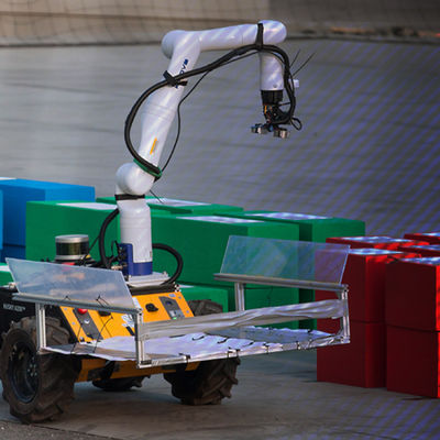 Robot de KINOVA Gen3 6 DoF colaborativo con el robot del café del brazo del robot del eje de la caja fuerte 6 para la carga útil 2kg con la representación visual