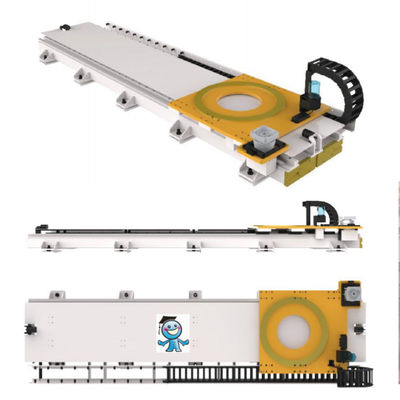 Carril de guía linear del uso del brazo del robot industrial con la alta carga útil y uso de alta velocidad para el robot del abb o el otro robot industrial
