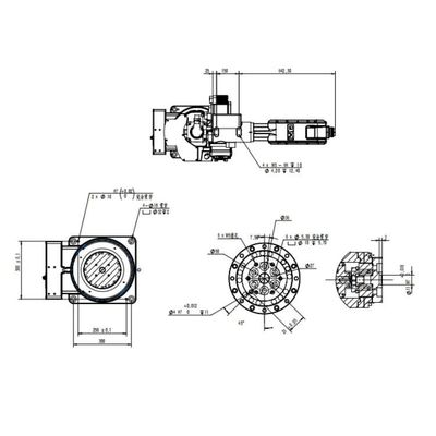 Manipulación del brazo robótico 6 AXIS China TKB1600-12KG-1410mm como robots universales
