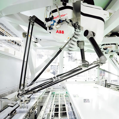 Brazo elegante industrial IRB 360 del robot de ABB con las hachas 3/4 delta del brazo con el robot del delta de la máquina de la selección y del lugar