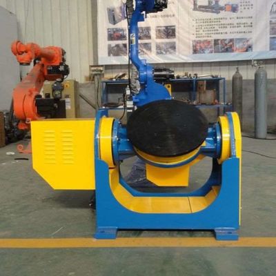 Posicionador de soldadura rotativo China con robot de soldadura para automatización como posicionador de soldadura