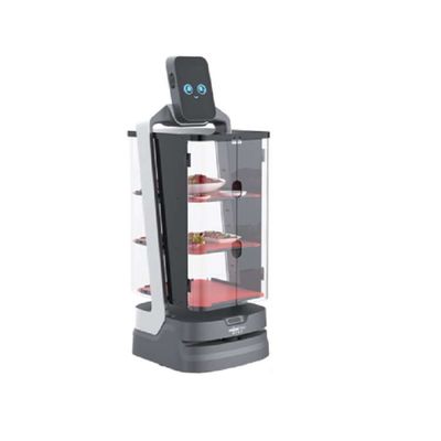 Robot de servicio de restaurantes Zhaocaibao para entrega automática de alimentos como robot de entrega de alimentos