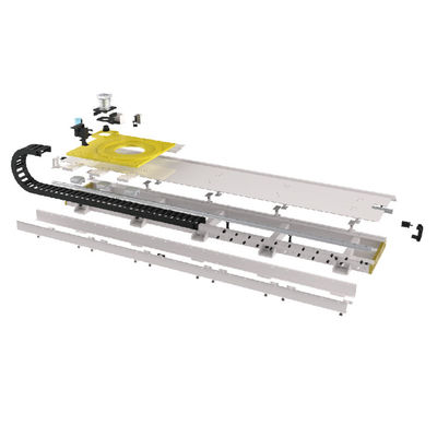 Pista del robot con la carga útil 2500KG y el alcance de 3200M M de los carriles usados para los brazos robóticos