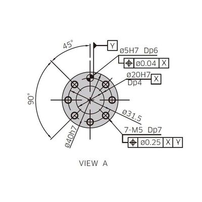 Carga útil robótica industrial 7kg del brazo del brazo RS007L 6 AXIS del robot que maneja el robot