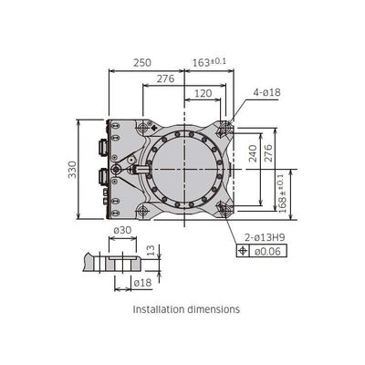 6 Ejes Brazo robótico industrial RS010L con agarre CNGBS para manejar la automatización como robot industrial