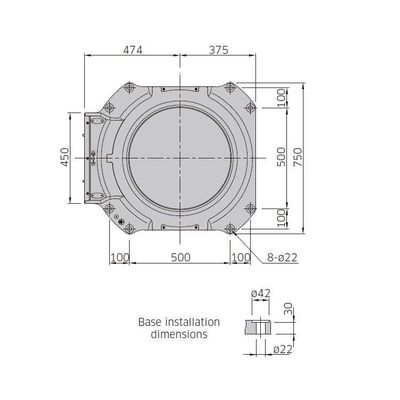 Robótico paletizador CP180L 4 Ejes Brazo robótico para la automatización de paletización como robot paletizador