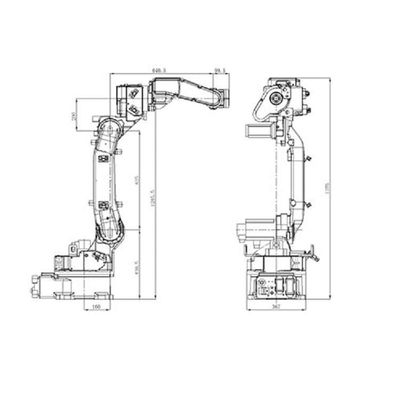 Robot de soldadura automática SF6-C1440 6 Ejes Brazo robótico industrial para la automatización Robot de soldadura