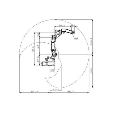 Robot de soldadura automática SF6-C1440 6 Ejes Brazo robótico industrial para la automatización Robot de soldadura