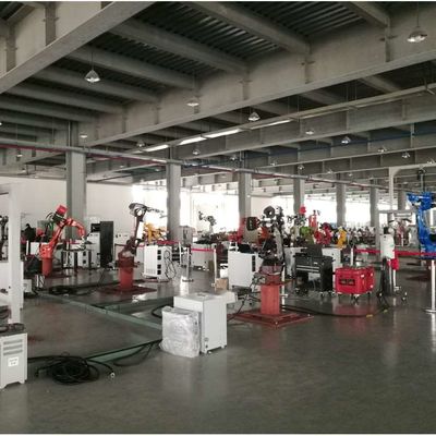 Robot de soldadura automático QJR6-1400H con posicionador de soldadura CNGBS para robot de soldadura inteligente