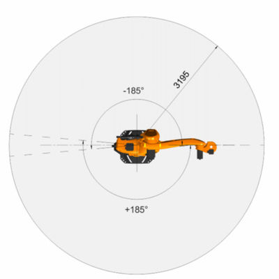 Robot de soldadura R2830 del KR 360 del robot industrial con la carga útil robótica del brazo de 6 ejes 360 kilogramos