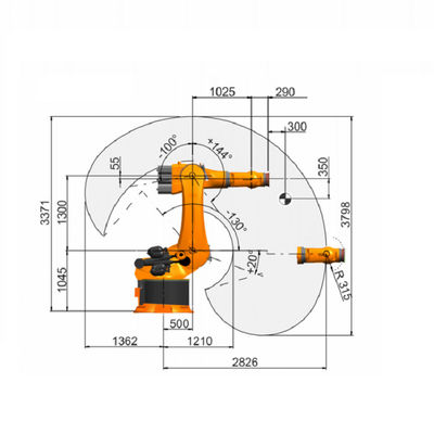 Robot de soldadura R2830 del KR 360 del robot industrial con la carga útil robótica del brazo de 6 ejes 360 kilogramos