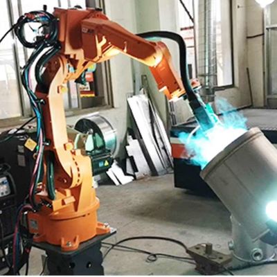 Robot robótico de soldadura de AXIS QJR6-3 China del brazo 6 con el robot de soldadura de los soldadores del Mig