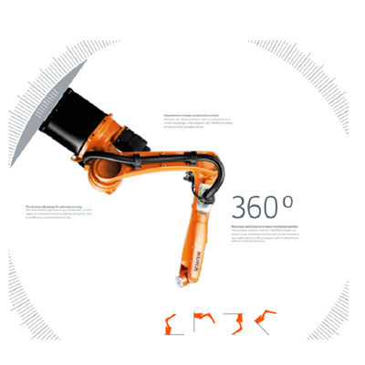 El agarrador del robot del robot industrial de Kuka con 6 AXIS arma la carga útil de Kuka de la selección del brazo del robot de 16 kilogramos y de la máquina del lugar