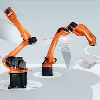 El Kr 10 R1420 10kg del robot de Kuka que empaletaba valoró el brazo robótico industrial del robot del brazo de AXIS de la carga útil 6 para las plataformas