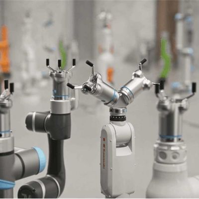 Robot colaborativo con 3FG15 Tres dedos de agarre flexible con brazo robótico como agarre robótico