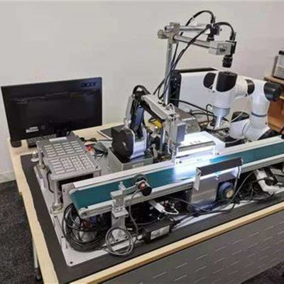 Brazo Robótico Colaborativo 6 Ejes CR3 Robot de China Con CNGBS Robot Gripper Como Manejo Cobot
