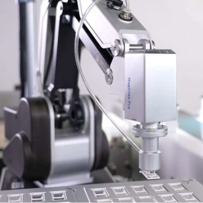 Brazo robótico de escritorio de 4 ejes MG400 Robot China con CNGBS Robot Gripper como robot colaborativo