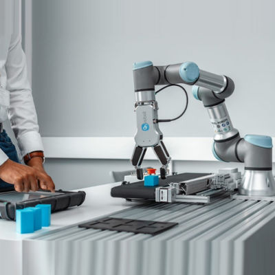 Brazo Cobot UR10e del robot de soldadura con el brazo robótico universal de los sopletes para la soldadora de 6 AXIS