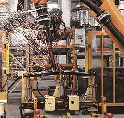 Brazo robótico de AXIS ER6-1600 del robot de soldadura 6 para la soldadura como robot de soldadura de Mig