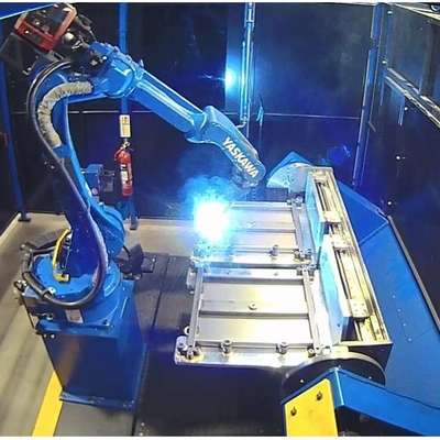 Robot de soldadura automática brazo 6 eje AR900 con posicionador de soldadura CNGBS como robot de soldadura por arco