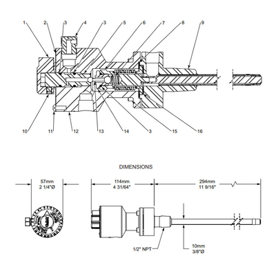 Reguladores de temperatura del modelo Ht-12 Tc-700 Tsdh-700 de Kimray