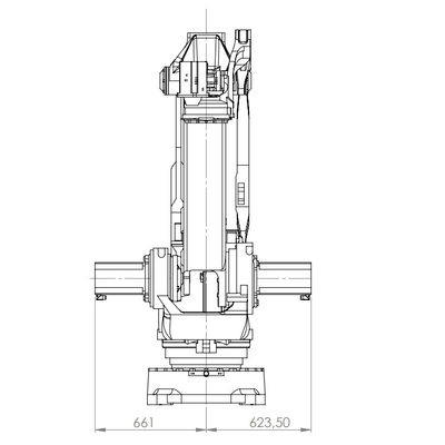 Brazo del robot de la carga útil de COMAU PAL-260-3.1 260KG para dirigir y empaletar