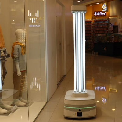 Robot ULTRAVIOLETA elegante de la desinfección de la luz UV del robot del AGV de Geek+ el guarda de la salud pública
