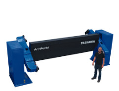 Posicionador del robot de la soldadura al arco de Yaskawa AR2010 para la línea de soldadura del sistema