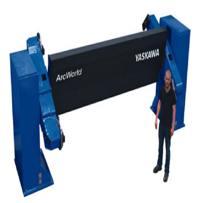 Posicionador del robot de la soldadura al arco de Yaskawa AR2010 para la línea de soldadura del sistema
