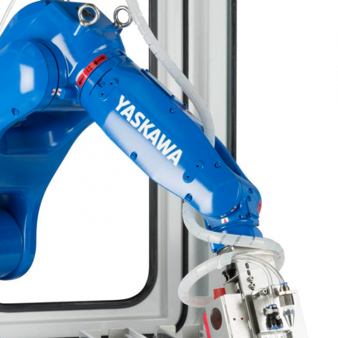 Robot industrial de Yaskawa MOTOMAN GP8 para la selección de la elevación del brazo del manipulante que muele 0