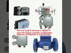 Nueva y original válvula Spiraxsarco válvula KE73 con controlador Burkert o posicionador Masoneilan SVI1000/SVI2 en stock para la venta